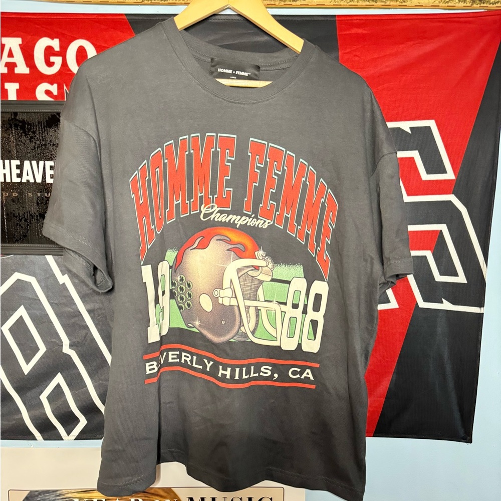 Homme‎ + Femme LA Champion T-Shirt- Large
